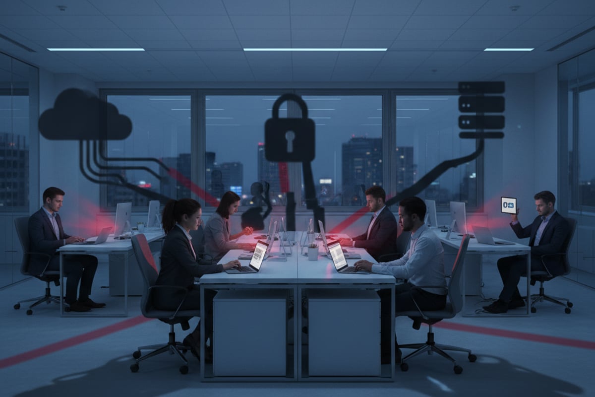 Image de couverture – Shadow IT : le problème silencieux qui coûte des millions aux entreprises modernes informatique fantôme