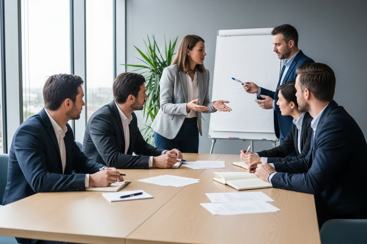 réunions professionnelles prise d'information