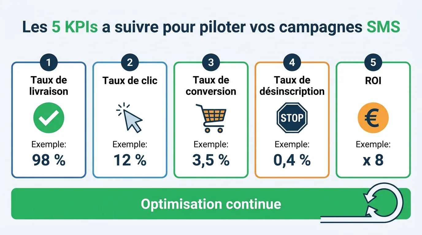 Les 5 KPIs a suivre pour piloter vos campagnes SMS