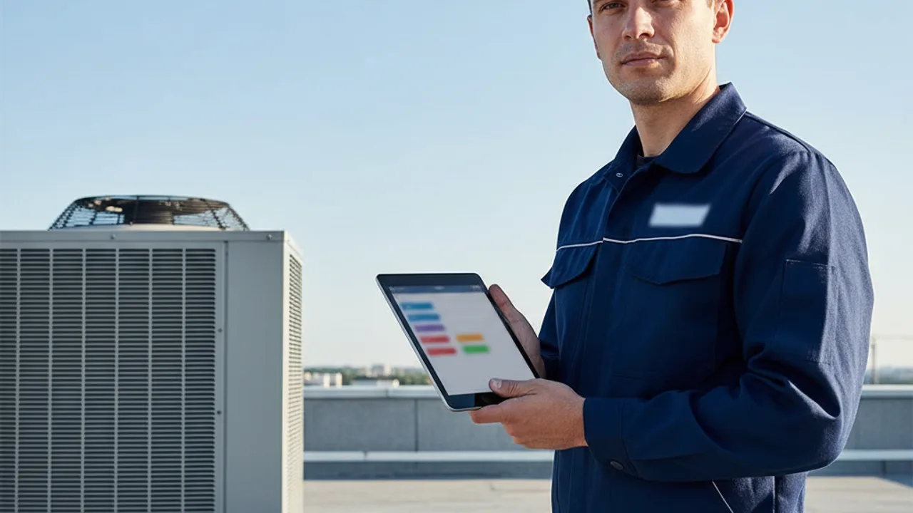 Technicien terrain consultant son application mobile d'intervention