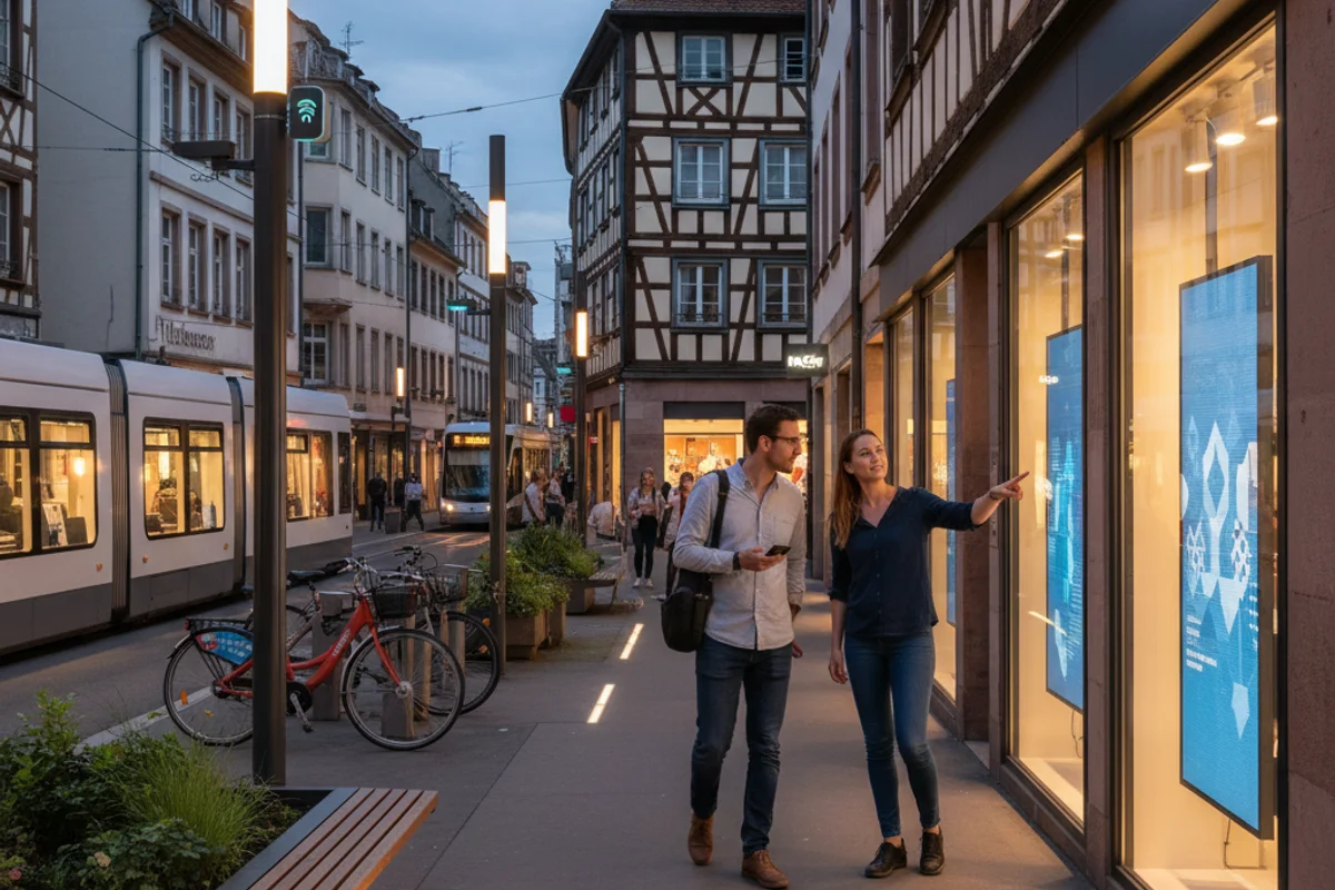 smart city commerce ville intelligente commerce