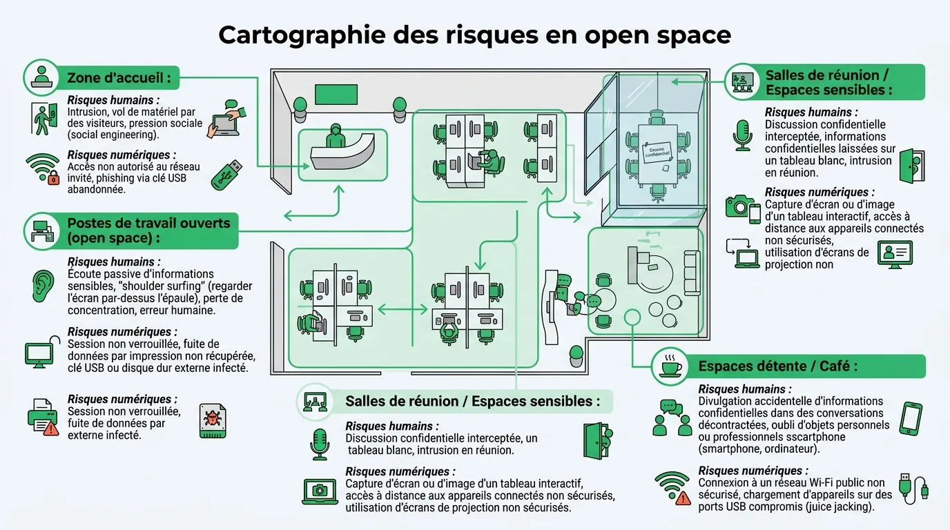 Cartographie des risques en open space