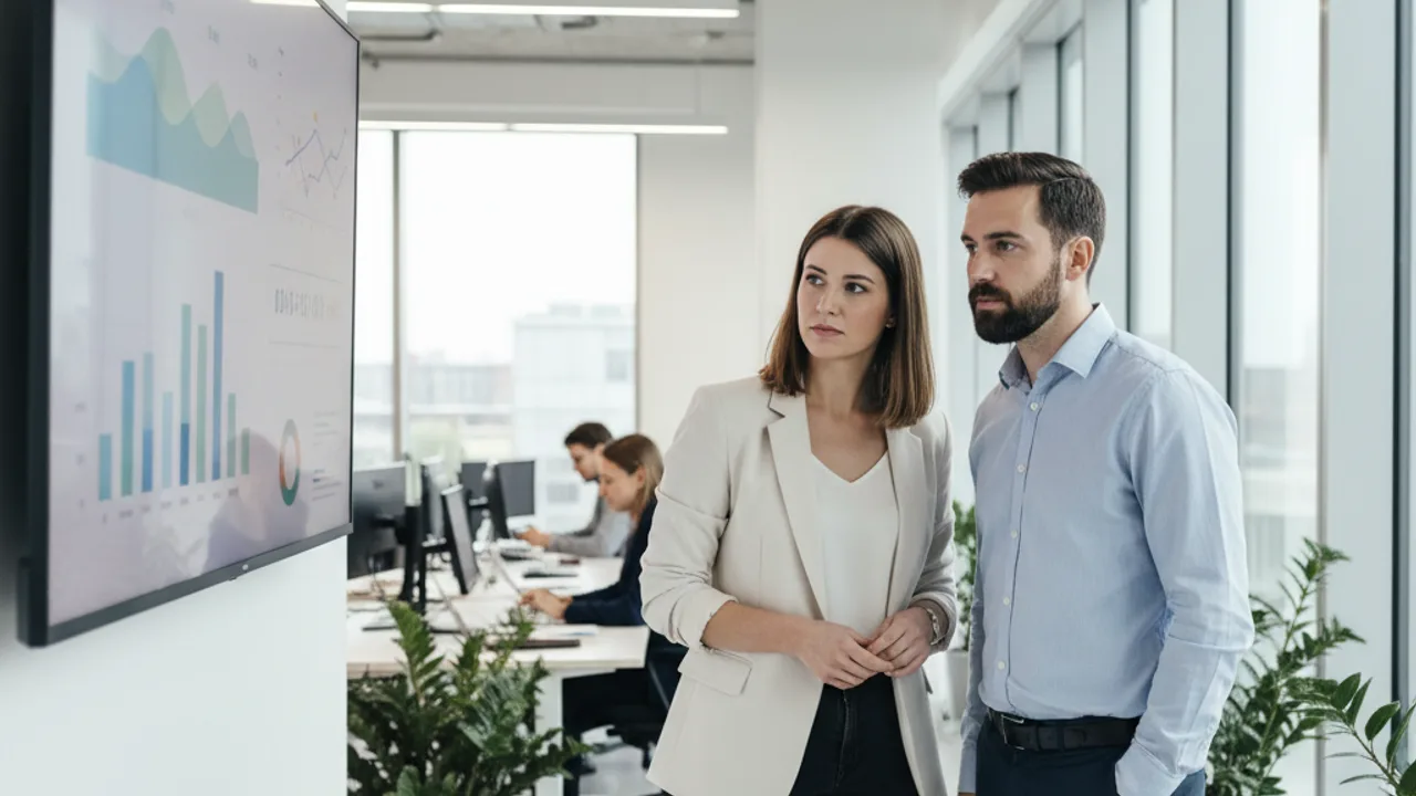 Équipe commerciale B2B pilotant une campagne RCS depuis sa plateforme