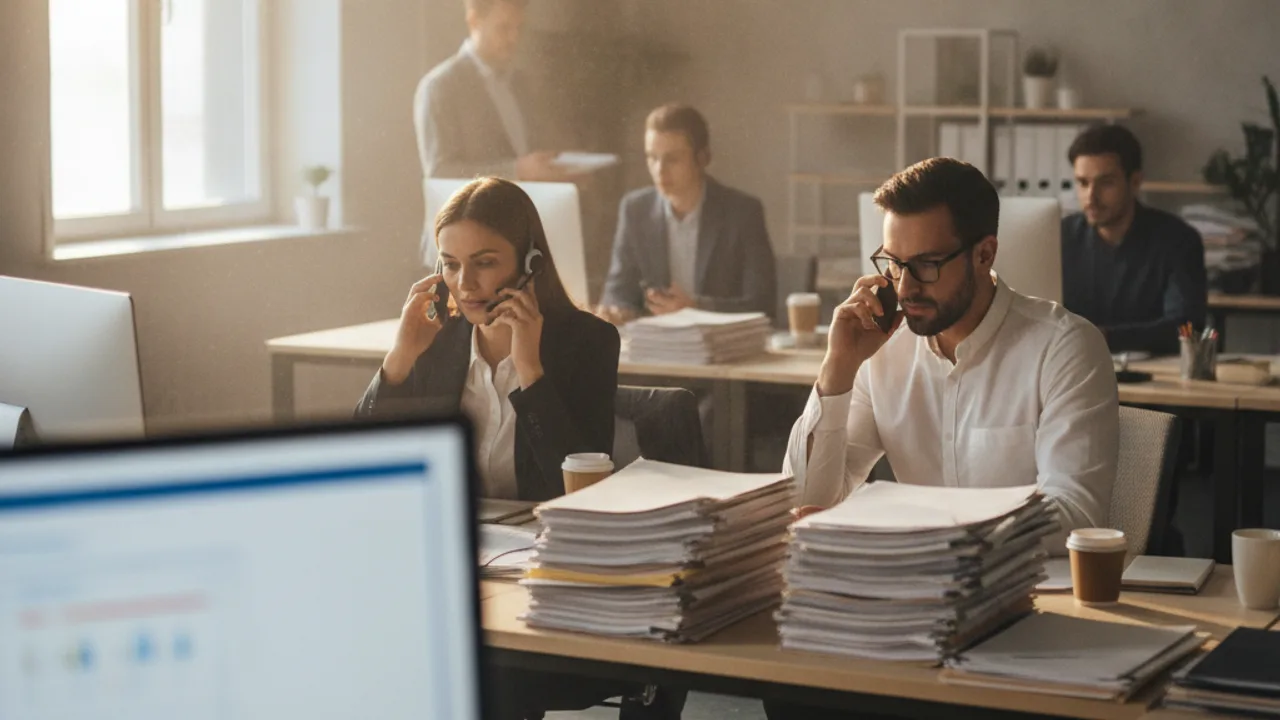 Des commerciaux saturés qui n'ont plus le temps de prospecter