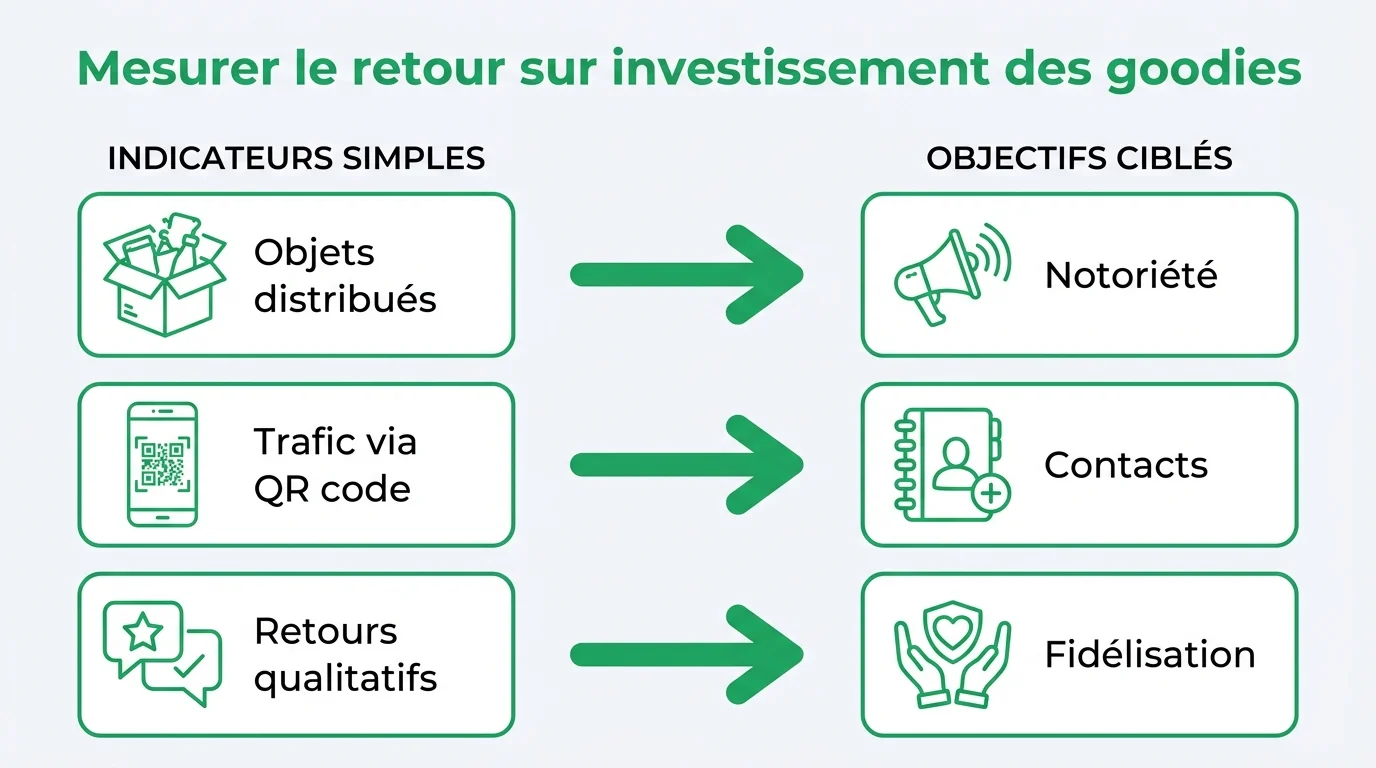 Mesurer le retour sur investissement des goodies
