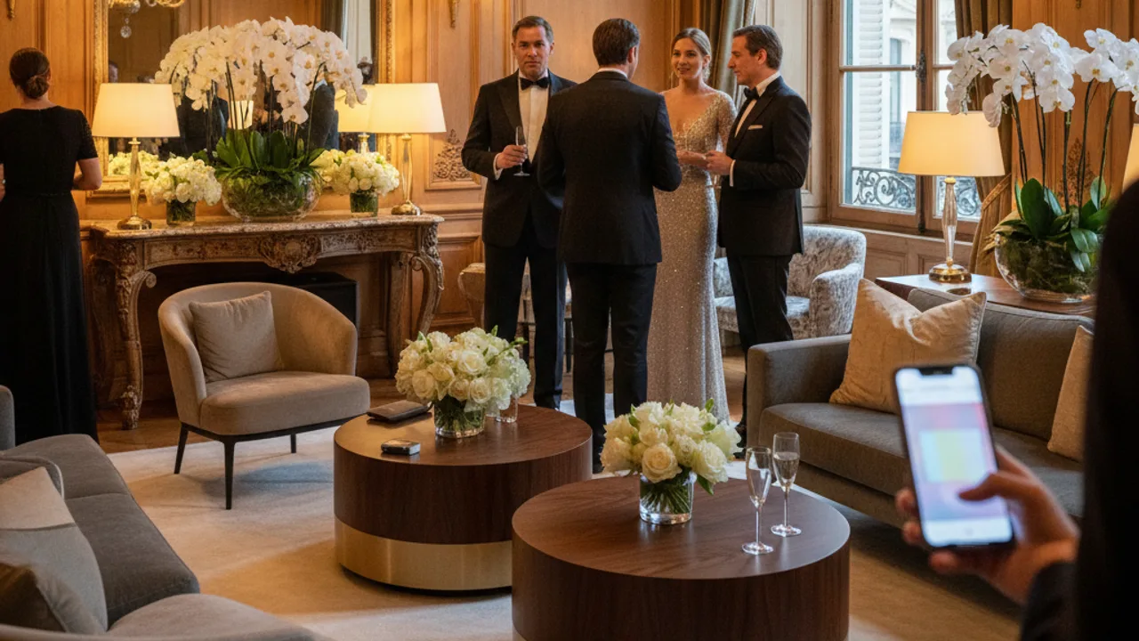 Une soiree privee orchestree pour une maison de luxe, scenographie raffinee