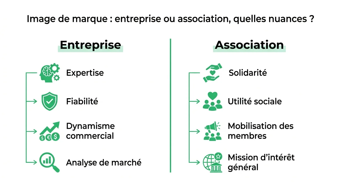 Image de marque : entreprise ou association, quelles nuances ?