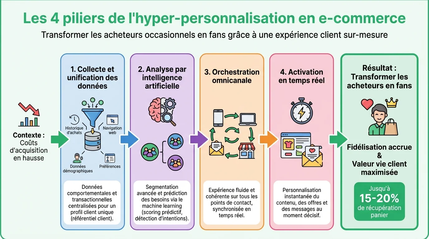 Les 4 piliers de l'hyper-personnalisation en e-commerce