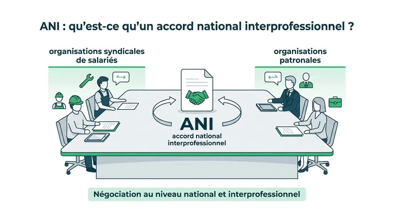 Les partenaires sociaux à la table de négociation
